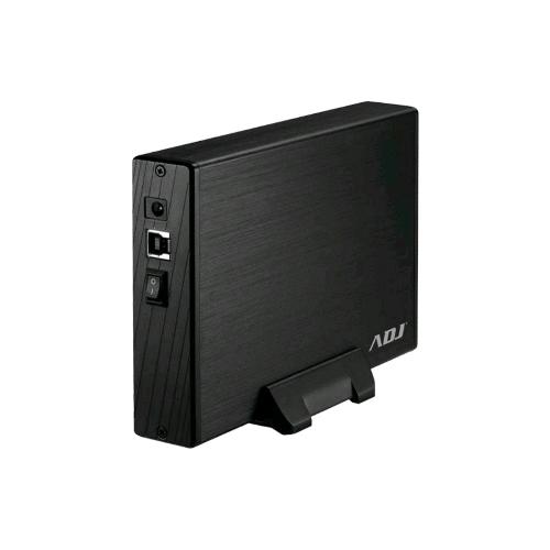 ADJ AH612 120-00027 — box per HDD SATA 3,5 pollici, USB 3.0, nero