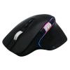 ADJ ROLAR MOUSE WIRELESS ERGONOMICO RICARICABILE RGB MULTIDISPOSITIVO TRI-MODES 2.4GHz -BLUETOOTH -USB-C 8 PULSANTI DPI REGOLABILI FINO A 3200 NERO