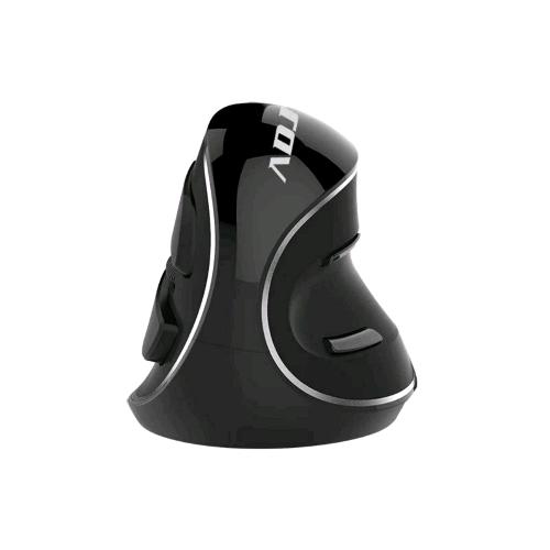 ADJ Shark 510-00044 — mouse verticale wireless 2,4 GHz, 6 tasti, nero