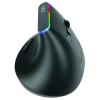 ADJ Shark Mini 510-00043 — mouse verticale wireless RGB, 1600 DPI, nero