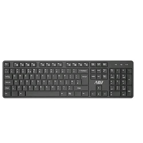 ADJ SILENT KEYBOARD 500-00037 TASTIERA WIRELESS SILENZIOSA ULTRA SLIM 105 TASTI LAYOUT ITALIANO NERO