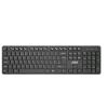 ADJ SILENT KEYBOARD 500-00037 TASTIERA WIRELESS SILENZIOSA ULTRA SLIM 105 TASTI LAYOUT ITALIANO NERO