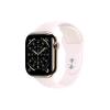 APPLE WATCH SERIES 11 GPS + CELLULAR 5G 42mm CASSA TITANIO ORO CON BAND ROSA FARD - S/M