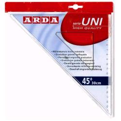 ARDA UNI SQUADRA IN POLISTIRENE PER MANCINI 45° 30 CM