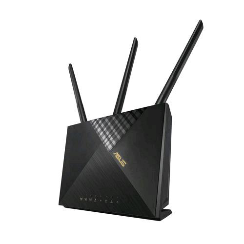 ASUS 4G-AX56 ROUTER 4G LTE GIGABIT WIRELESS DUAL-BAND WI-FI6 2X2 AX1800 LTE CAT.6 300MBPS CAPTIVE PORTAL SLOT NANO SIM