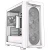 ASUS A23 PLUS TG ARGB WHITE CASE MICRO-ATX, SUPPORTO PER SCHEDE MADRI CON CONNETTORI NASCOSTI, RADIATORI DA 360mm E SCHEDE GRAFICHE DA 380mm 4 VENTOLE ARGB PREINSTALLATE BIANCO