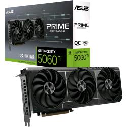ASUS PRIME -RTX5060TI-O16G NVIDIA GEFORCE RTX 5060 Ti 16 GB GDDR7 TRIPLE FAN PCI Express 5.0 1 x HDMI 3 x DISPLAYPORT
