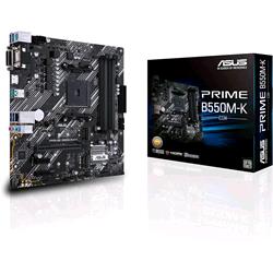 ASUS PRIME B550M-K SCHEDA MADRE MICRO ATX AMD B550 (RYZEN AM4), DUAL M.2, PCIE 4.0, 1 GB LAN, HDMI/D-SUB/DVI, SATA 6 GBPS, USB 3.2 GEN 2 TYPE-A