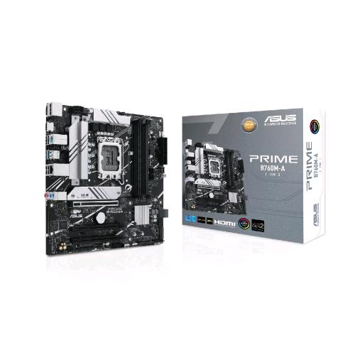 ASUS PRIME B760M-A-CSM — scheda madre Micro ATX, Intel B760, LGA1700, DDR5, Ethernet 2,5 Gb