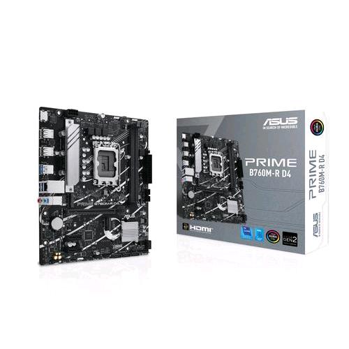 ASUS PRIME B760M-R D4 INTEL B760 LGA 1700 MICRO ATX