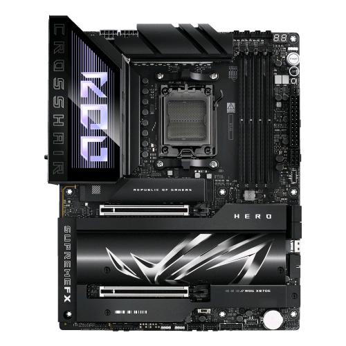 ASUS ROG CROSSHAIR X870E HERO WI-FI 7 AMD X870E AM5 ATX - 4 x DDR5 - 5 x M.2 -5 x SATA III
