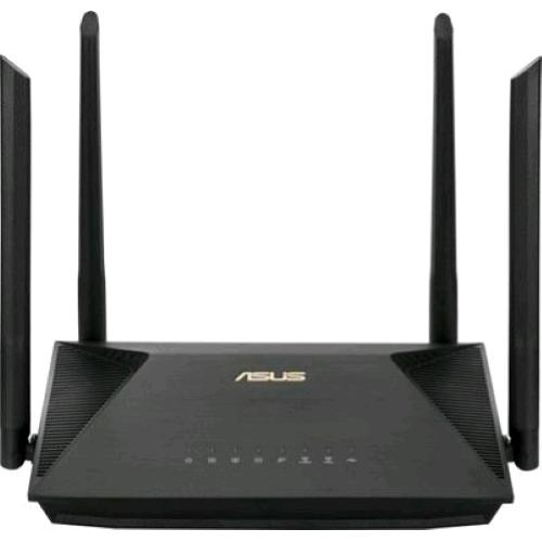 ASUS RT-AX53U — router Wi-Fi 6 AX1800 dual band, 1 WAN e 3 LAN Gigabit, USB, nero