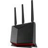 ASUS RT-BE86U ROUTER WIRELESS WI-FI 7 DUAL-BAND 2.4/5GHz 5764 Mbit/s 10 GIGABIT ETHERNET USB MU-MIMO 3 ANTENNE ESTERNE DESKTOP NERO