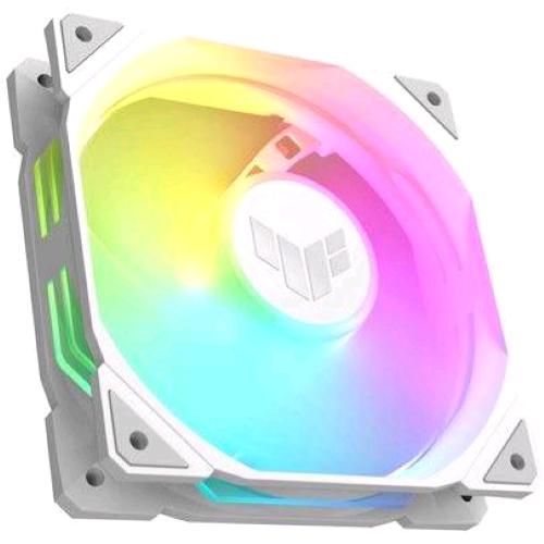 ASUS TUF GAMING TR120 ARGB FAN REVERSE VENTOLA 120mm PWM 2.000rpm 16 LED RGB INDIRIZZABILI SINGOLARMENTE WHITE