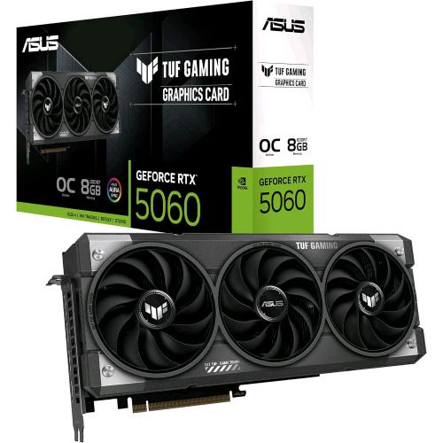 ASUS TUF GAMING TUF-RTX5060-O8G-GAMING NVIDIA GEFORCE RTX 5060 8 GB GDDR7 TRIPLE FAN PCI Express 5.0 HDMI: 1 Quantità DisplayPorts: 3