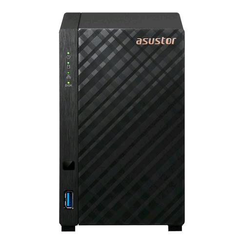 ASUSTOR AS1102TL SERVER NAS 2 BAY HDD Serial ATA III 3.5" REALTEK RTD1619B 1,7 GHz RAM 1GB LAN: 100,1000 Mbit/s NERO