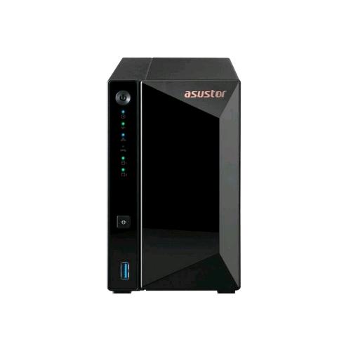 ASUSTOR DRIVESTOR 2 Pro Gen2 AS3302T v2 NAS 2 BAY HDD & SSD Serial ATA III REALTEK RTD1619B 1.7GHz RAM 2GB LAN: 100,1000,2500 Mbit/s NERO