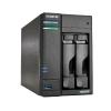 ASUSTOR LOCKERSTOR 2 GEN 2 NAS CHASSIS DESKTOP CELERON N5105 2GHz RAM 4GB-2 BAY HDD/SSD 2.5"/3.5"/M.2 COLORE NERO
