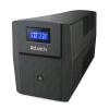 ATLANTIS A03-HP1503 GRUPPO DI CONTINUITA' ONDA SINUSOIDALE PURA 1200VA 720W LINE INTERACTIVE DISPLAY LCD PORTA USB-HID 3 USCITE IEC + 2 PRESE SCHUKO + CAVO ALIMENTAZIONE PROTEZIONE RJ45 BLACK