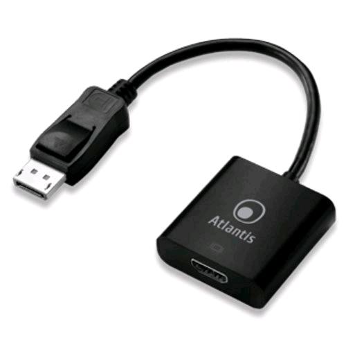Atlantis A04-DP_HDMI — adattatore DisplayPort 1.2 a HDMI 1.4, 18 cm