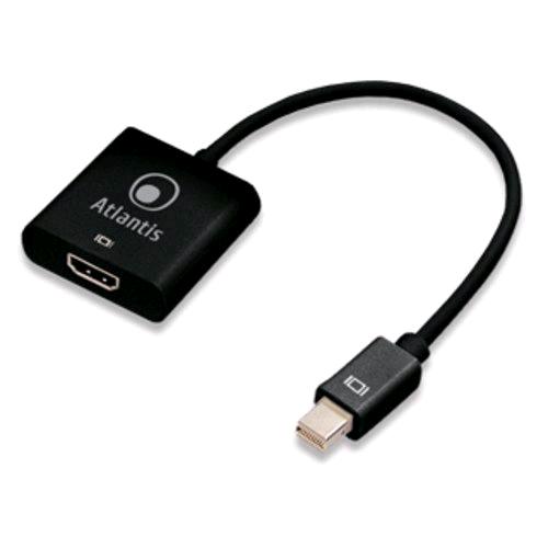 Atlantis A04-MINIDP_HDMI — adattatore Mini DisplayPort 1.2 a HDMI 1.4, 18 cm