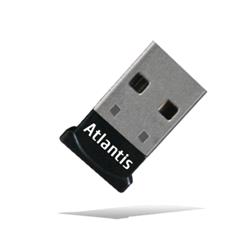 ATLANTIS LAND P008-USB06H ADATTATORE BLUETOOTH 4.0 + EDR 3Mbps COLORE NERO