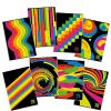 BLASETTI BLACK FLUO QUADERNO PUNTO METALLICO 80 GR 210X297 mm A4 20 FOGLI A QUADRETTI 4M FANTASIE ASSORTITE CONF 10 Pz.