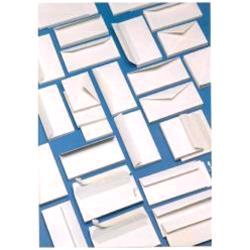 BLASETTI BUSTE DI CARTA SENZA FINESTRA GOMMATA 90X140 mm 100 GR COL. BIANCO CONF 500 Pz.