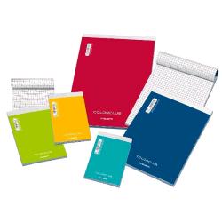 BLASETTI COLORCLUB BLOCCO A5 150X210 mm 60 GR QUADRETI 5M 60 FOGLI COLORI ASSORTITI CONF 10 Pz.