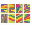 BLASETTI FANTAFLUO QUADERNO PUNTO METALLICO 80GR 210X297 mm A4 20 FOGLI A QUADRETTI 0Q FANTASIE ASSORTITE CONF 10 Pz.