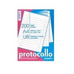 BLASETTI FOGLI PROTOCOLLO USO BOLL0 60GR BIANCO CONF 200 FOGLI