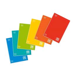 BLASETTI ONE COLOR MAXI QUADERNO A4 100GR QUADRETTI 0Q 24 FOGLI COLORI ASSORTITI CONF 10 Pz.
