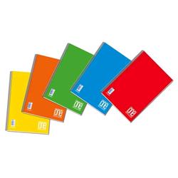 BLASETTI ONE COLOR QUADERNO A5 80 GR SPIRALE NON FORATO QUADRETTI 5M 60 FOGLI CONF 5 Pz.