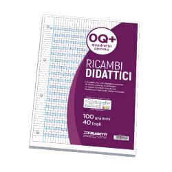 BLASETTI RICAMBI DIDATTICI A4 100 GR QUADRETTI 0Q+ 40 FOGLI BIANCO