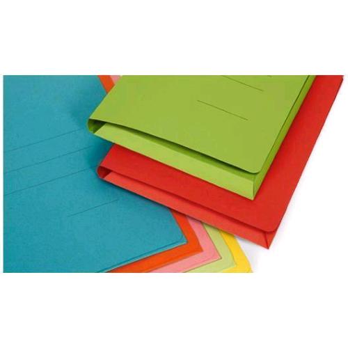 BLASETTI RUBINO CARTELLINA 3 LEMBI IN CARTONCINO 335X250 mm ARANCIO CONF 50 Pz.