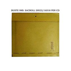 BLASETTI SACBOLL BUSTE DI CARTA A SACCO IMBOTTITE AUTOADESIVE INT. 160X180 mm COL. AVANA CONF 10 Pz.