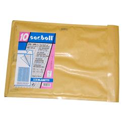 BLASETTI SACBOLL BUSTE DI CARTA A SACCO IMBOTTITE AUTOADESIVE INT. 290X440 mm COL. AVANA CONF 10 Pz.