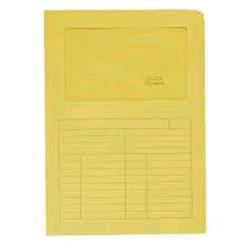 BLASETTI SINTEX CARTELLINA A L CON FINESTRA IN CARTA 297X210MM A4 COL. GIALLO CONF 50 Pz.