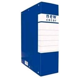 BREFIOCART ARCHIVIO PROGETTO NEWCOLOR D6 MM60X350X250 COL. BLU CONF 5 Pz.