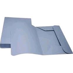 BREFIOCART MANILLA CARTELLINE 3 LEMBI IN CARTONCINO 190 GR 250X330MM COL. AZZURRO CONF 50 Pz.