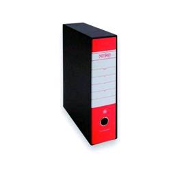 BREFIOCART NERO& REGISTRATORE FORMATO PROTOCOLLO MIGNON 285X350X50 mm ROSSO CONF 18 Pz.