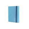 BREFIOCART NEW COLOR CARTELLAC/ELAST PIATTO IN PRESSPAN 250X350 mm DORSO 5 CM COL. AZZURRO