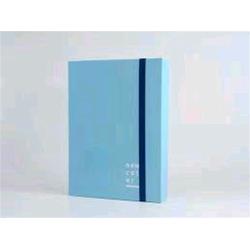 BREFIOCART NEW COLOR CARTELLE C/ELASTICO PIATTO IN CARTONCINO PLASTIFICATO 250X350MM A4 DORSO 10CM COL. AZZURRO