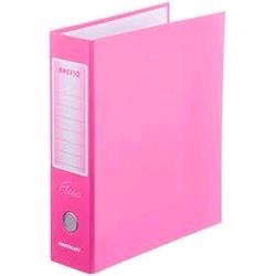 BREFIOCART REGISTRATORE FORMATO PROTOCOLLO 285X350X80 mm COL. ROSA FLUO CONF 12 Pz.