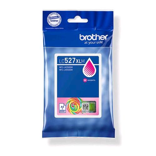 BROTHER LC-527XLM CARTUCCIA INK MAGENTA XL RESA ELAVATA PER MFC-J4350DW, MFC-J4550DW 2.000 PAGINE