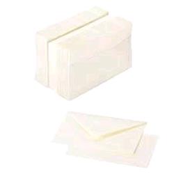 CARTOTECNICA FAVINI ARCOBALENO 100 BUSTE+ 100 CARTONCINI 90 GR 9X14 COLORE AVORIO