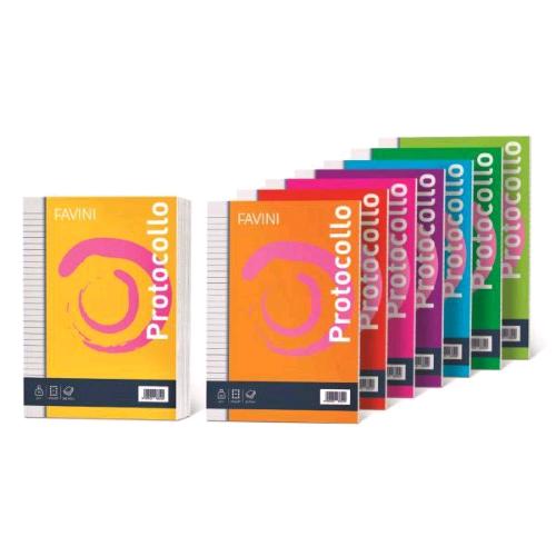 CARTOTECNICA FAVINI FOGLI PROTOCOLLO A4 RIGATURA 1R 60GR BIANCO CONF 30 FOGLI