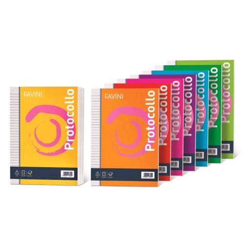 CARTOTECNICA FAVINI FOGLI PROTOCOLLO A4 RIGATURA 5M 60GR CONF 50 FOGLI