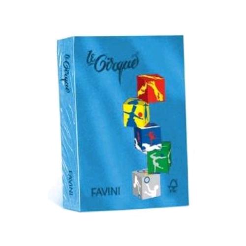 CARTOTECNICA FAVINI LE CIRQUE FORTI RISMA DA 500 FOGLI 80 GR 29.7 X 42 CM A3 AZZURRO REALE
