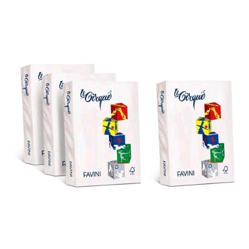 CARTOTECNICA FAVINI LE CIRQUE RISMA DA 250 FOGLI 160 GR 29.7 X 42 CM A3 BIANCO